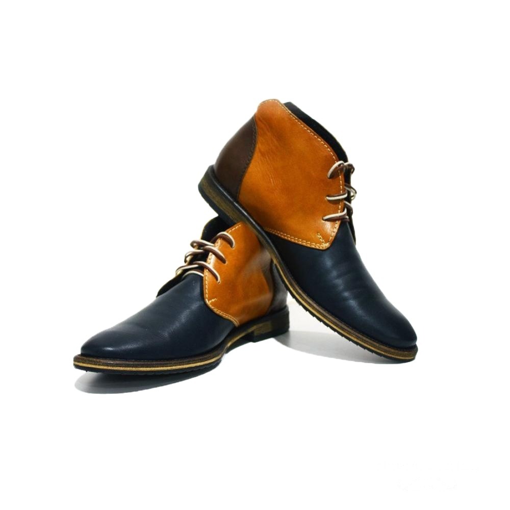 Zapatos Zapatos para hombre Botas Botines chukka Handmade Zapatos Coloreados Italianos Modello  Bergamo 