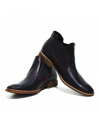 Mens Italian Leather Chelsea Boots