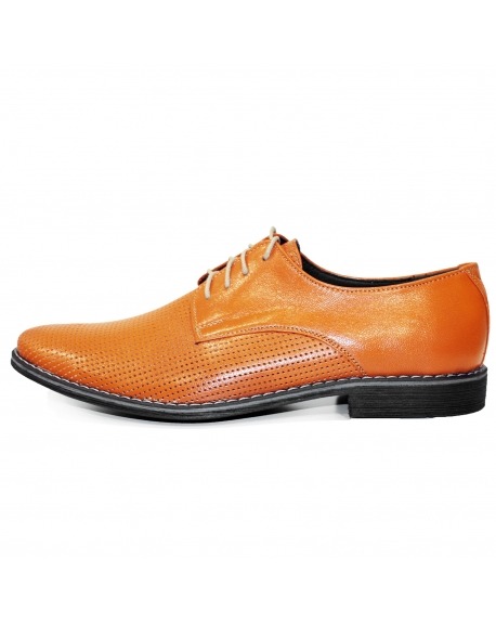 Modello Pomarone - Schnürer - Handmade Colorful Italian Leather Shoes