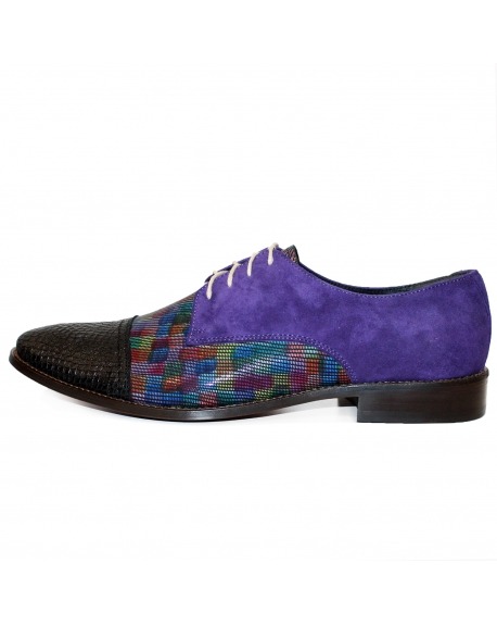 Modello Osklivello - Scarpe Classiche - Handmade Colorful Italian Leather Shoes