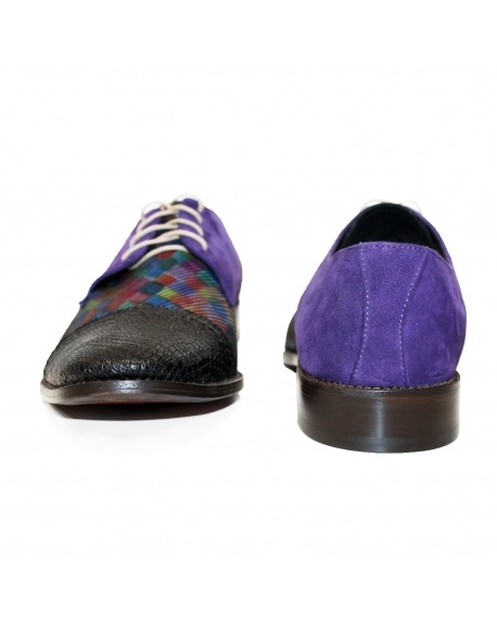Modello Osklivello - Schnürer - Handmade Colorful Italian Leather Shoes