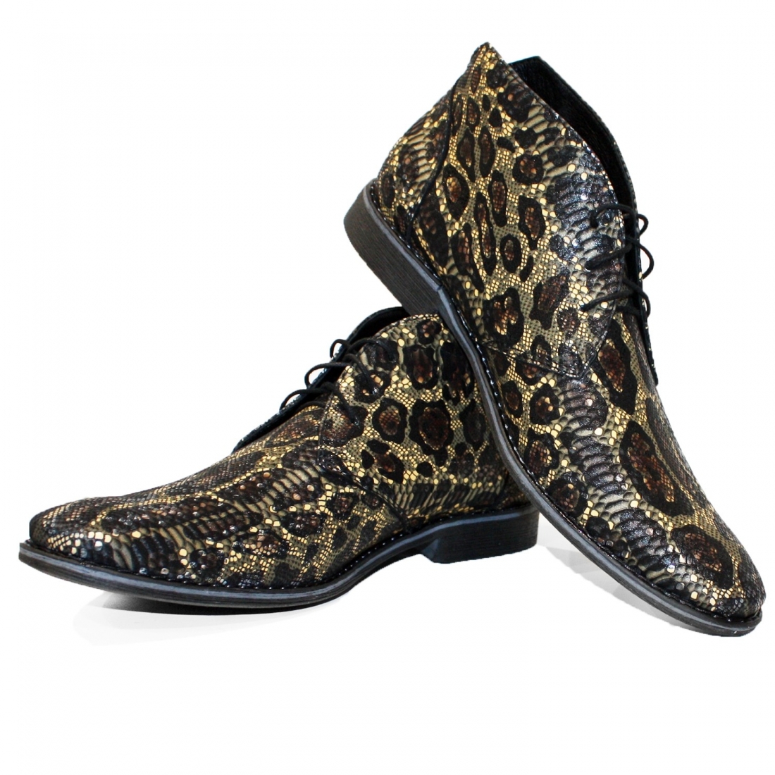 Modello Tarroka - Desert Boots - Handmade Colorful Italian Leather Shoes