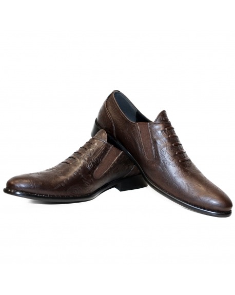 Modello Lamarko - Zapatillas Sin Cordones - Handmade Colorful Italian Leather Shoes
