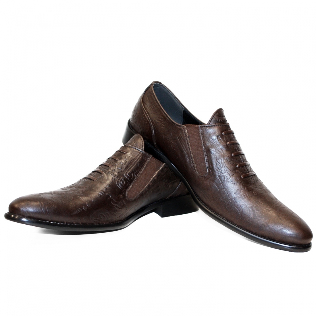 Modello Lamarko - Zapatillas Sin Cordones - Handmade Colorful Italian Leather Shoes