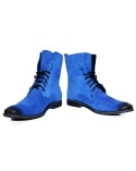 Modello Domatetto - Bottes Hautes - Handmade Colorful Italian Leather Shoes