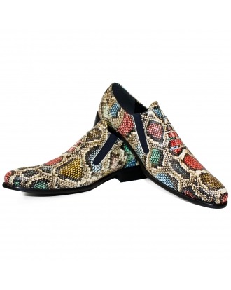 Modello Vabetto - Loafers & Slip-Ons - Handmade Colorful Italian Leather Shoes