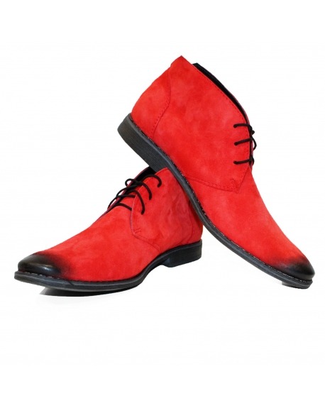 Modello Huzzello - Chukka Boots - Handmade Colorful Italian Leather Shoes