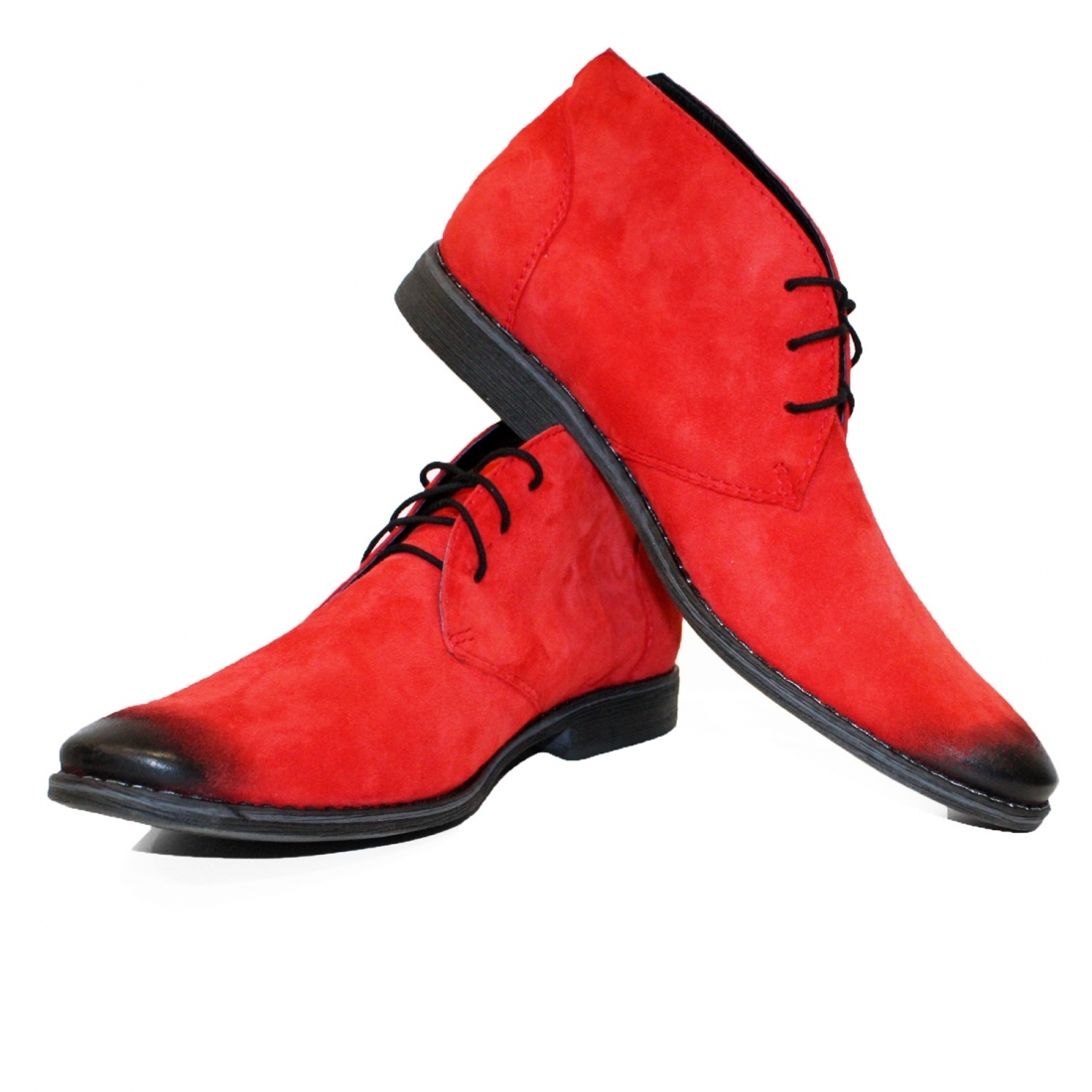 Modello Huzzello - Chukka Botas - Handmade Colorful Italian Leather Shoes