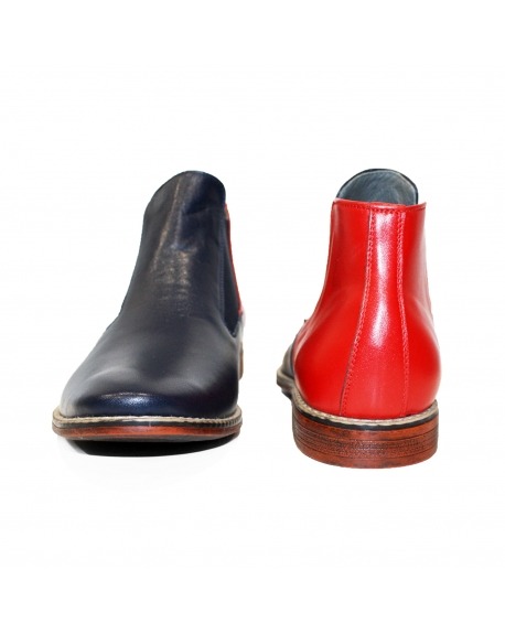 Modello Rtena - Botki Chelsea - Handmade Colorful Italian Leather Shoes