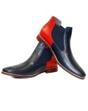 Modello Rtena - ботинки челси мужские - Handmade Colorful Italian Leather Shoes