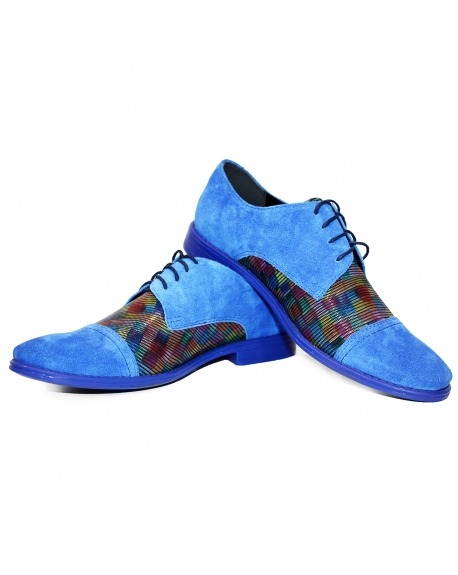 Modello Vikteem - Schnürer - Handmade Colorful Italian Leather Shoes