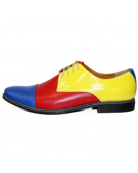 Modello Funnero - Schnürer - Handmade Colorful Italian Leather Shoes