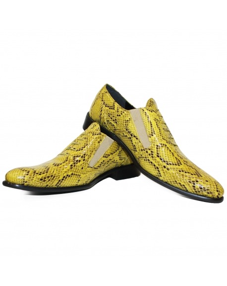 Modello Bucketto - Zapatillas Sin Cordones - Handmade Colorful Italian Leather Shoes
