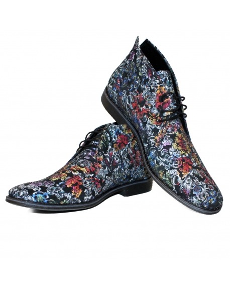Modello Puciorro - Desert Boots - Handmade Colorful Italian Leather Shoes