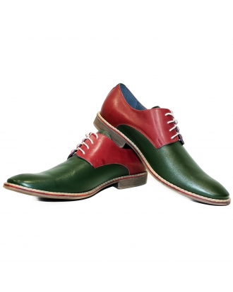 Modello Huterso - Classic Shoes - Handmade Colorful Italian Leather Shoes