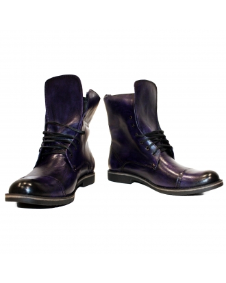 Modello Violetto - PeppeShoes - Handmade Colorful Italian Leather Shoes