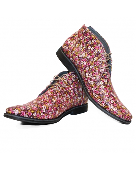 Modello Floretto - Desert Boots - Handmade Colorful Italian Leather Shoes