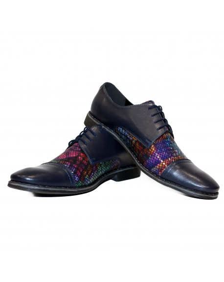 Modello Cubello - Scarpe Classiche - Handmade Colorful Italian Leather Shoes