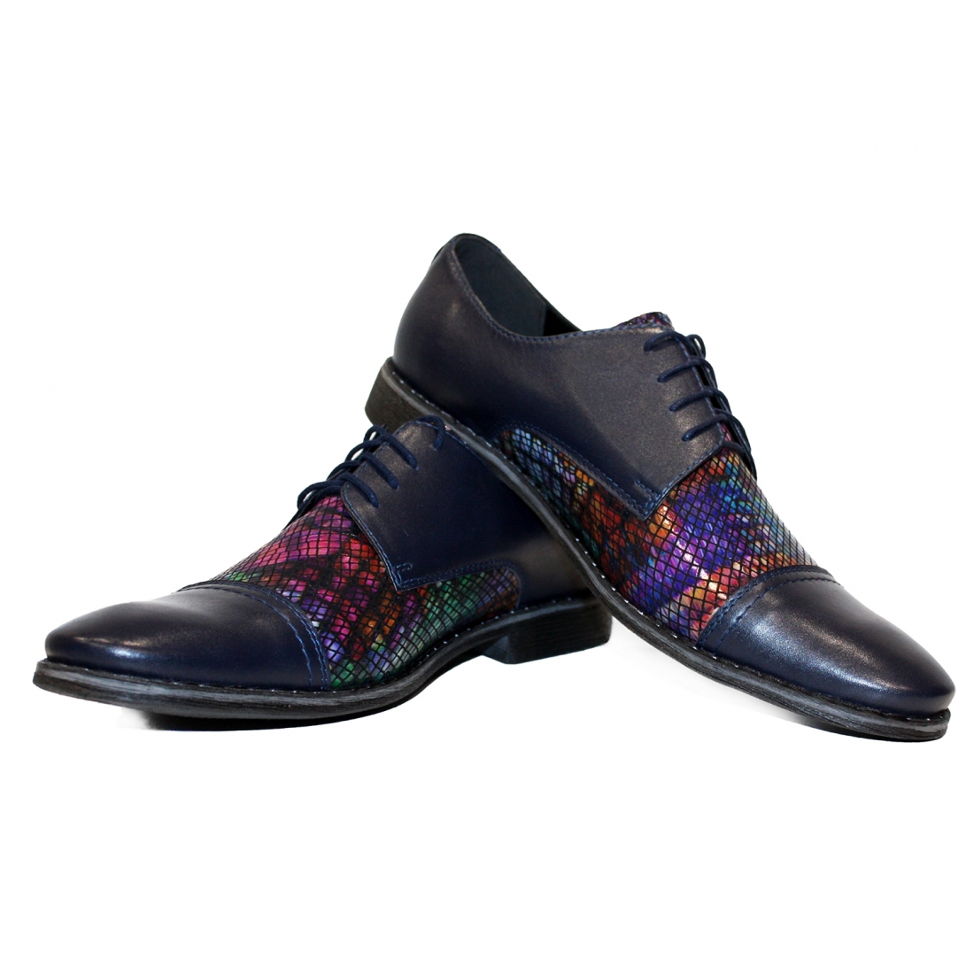 Modello Cubello - Chaussure Classique - Handmade Colorful Italian Leather Shoes