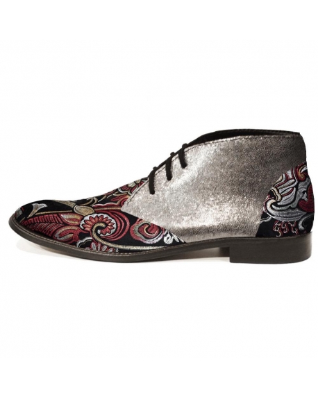 Modello Argentello - Desert Boots - Handmade Colorful Italian Leather Shoes