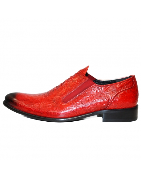 Modello Vampiro - Zapatillas Sin Cordones - Handmade Colorful Italian Leather Shoes