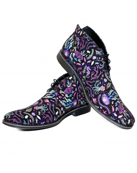 Modello Pesciro - Chukka Boots - Handmade Colorful Italian Leather Shoes