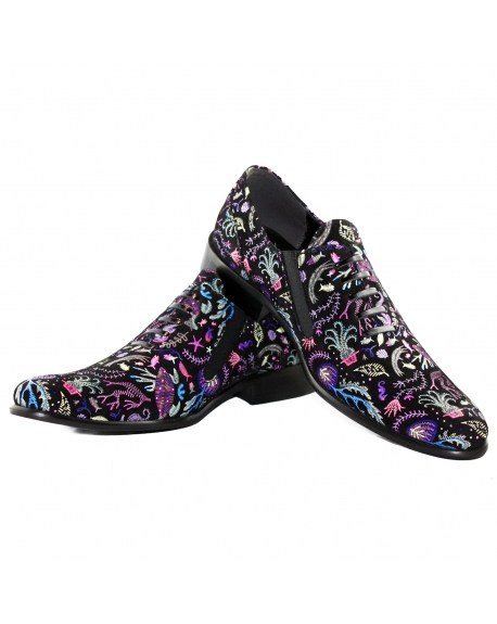 Modello Meredello - Zapatillas Sin Cordones - Handmade Colorful Italian Leather Shoes