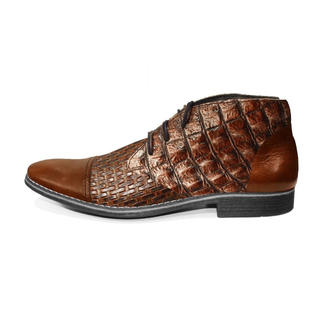 Modello Browerro -  Chukka Stiefel - Handmade Colorful Italian Leather Shoes