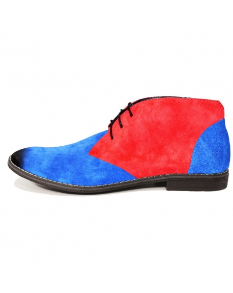 Modello Sterrer - Chukka Botas - Handmade Colorful Italian Leather Shoes