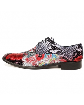 Modello Flickerro - Classic Shoes - Handmade Colorful Italian Leather Shoes